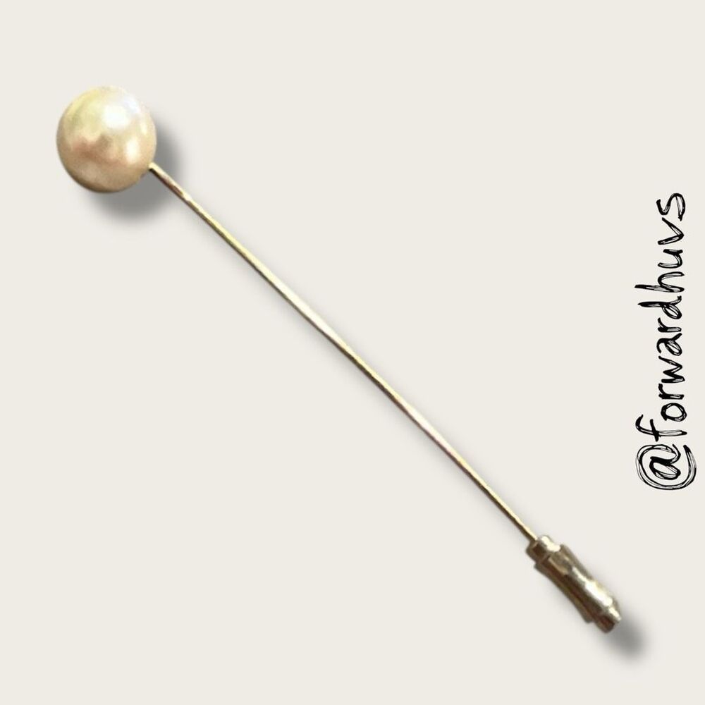 Bundle Sale 3 for $15 | Vintage Napier Hat Pin – Faux Pearl Head
